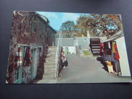 Water wheel at Kilmahog Woollen mill Perthshire Scotland
